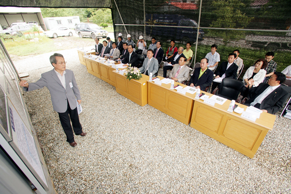 건설소방위원회, 도 역사문화원 신축공사 현장 방문