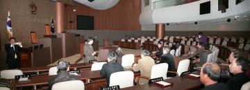 서산시 대산읍 이장단 의회청사 방문