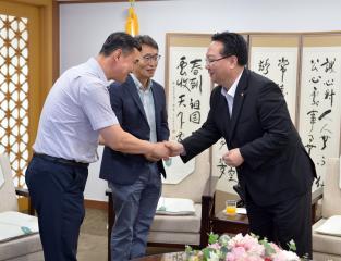 근로복지공단 서산지사 우길제 지사장 접견