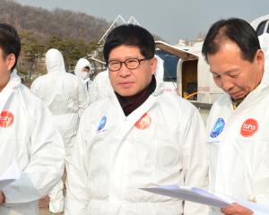 천안 구제역방역초소 방문