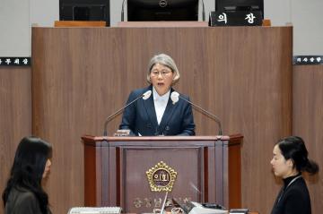 제343회 임시회 제1차 본회의 5분 발언(김명숙 의원)