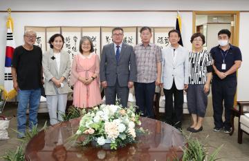 문화관광해설사 임원 접견