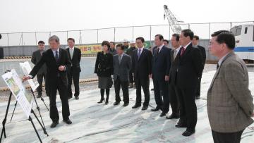 도청이전추진지원특별위원회 내포신도시 건설현장 방문