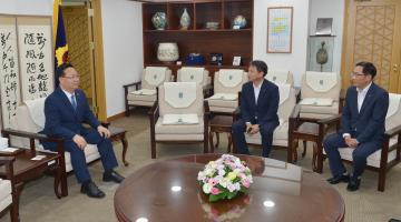 조소행 농협충남지역본부장 접견