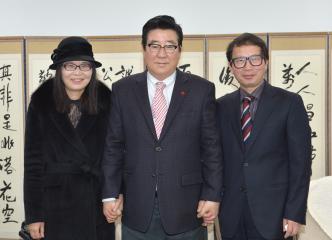 신열호 인지중학교교장 접견