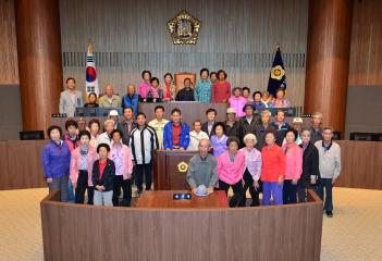 청양군 화암2리주민 의회청사방문