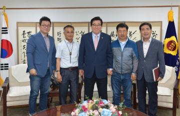 노윤철 농아인협회장 접견