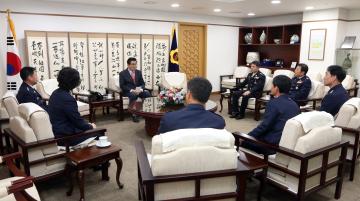 충남의용소방대연합회 이경호 회장 일행 접견