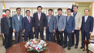 농업경영인 충남도연합회 접견