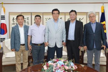 장광희씨 일행 접견