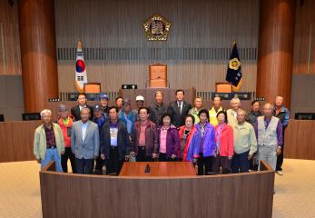 보령시 남포면 노인회 청사방문