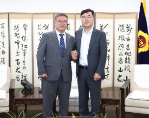 황천순 천안시의회의장 접견