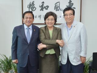 바른정당 이혜훈 대표 면담