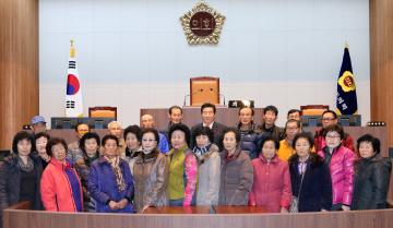 공주시 계룡면 주민일행 도의회 방문