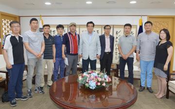 충남 공무직협의회 임원 접견