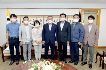 접견(합덕읍 이장단)