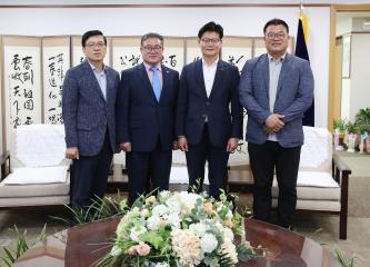 김정섭 공주시장 접견