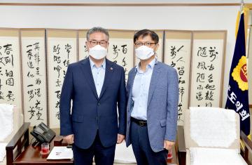 접견(신성식 충남지방중소벤처기업청장)