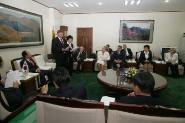 러시아 아무르주 의회 대표단 충남도의회 방문