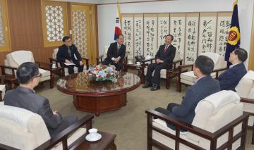 남궁영 도지사 권한대행 접견