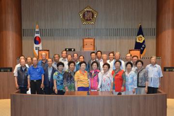 논산시 번우회 회원일행 의회신청사 방문