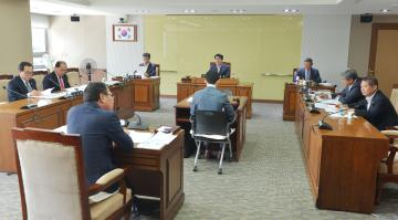 제299회 임시회 안전건설해양소방위원회