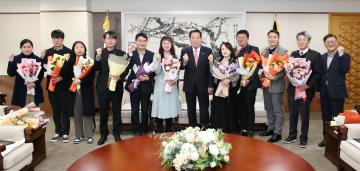 충남도의회 업무추진 유공 공무원 표창장 수여식