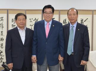 박순현 골드리버컨트리클럽 회장 접견