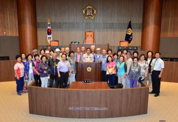 온양문화원생 청사방문