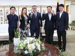 한국학원총연합회 충남도지회 접견