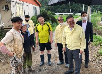 예산지역 피해농가 봉사