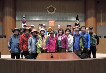 보령중학교 재경동창회원 청사방문