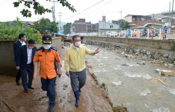 충남도의회 집중호우 피해지역 현장방문