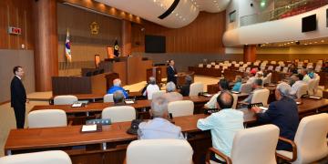 공주시 의당면노인회원 청사방문