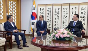 이명교 신임 충청지방경찰청장 접견