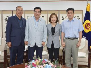 김영미 공주시의원 접견