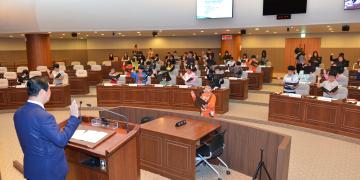 고덕초, 구만초교생 충청남도의회 청소년 의회교실 체험