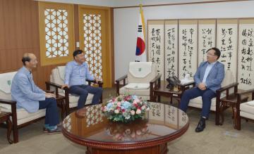 최태연 승마협회장 접견