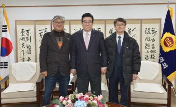 조성국씨 일행 접견