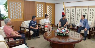 천안시 최강호씨 일행 접견