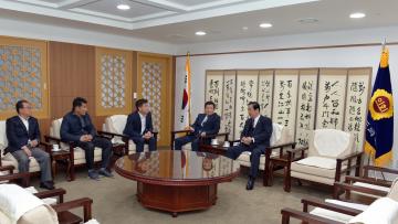 충남축구협회 양춘기 회장 접견