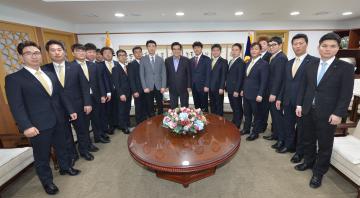 오기섭 충남세종지구 JC회장 일행 접견