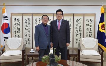 박병수 공주시의회의원 접견