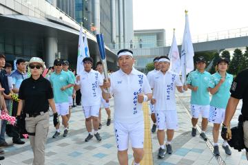 오배근의원 인천AG경기 성화봉송행사 참여