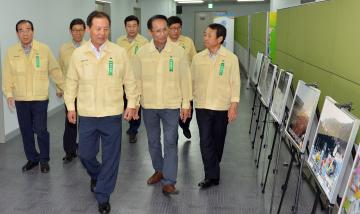 도의회 을지연습 상황실 방문