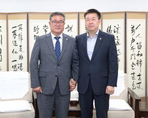 조두식 농협 충남본부장 접견