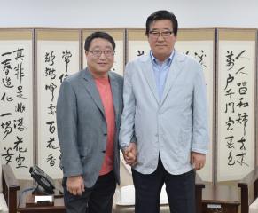 강승구 샌프란시스코 한인회 회장 접견