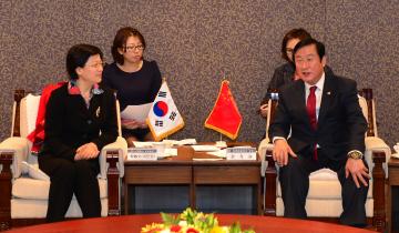 중국 장쑤성 인대상무위 대표단 방문