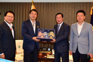 인천시의회 문화복지위원회 의원 접견