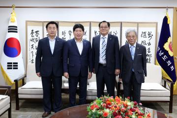 대한민국고엽제전우회 충남 지부 일행 접견